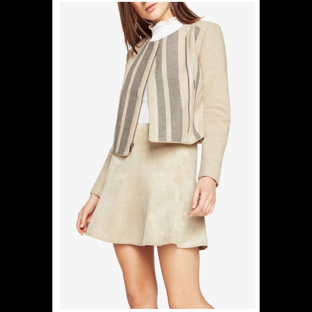 (NWT) BCBGMAXAZRIA Holden Striped Jacket